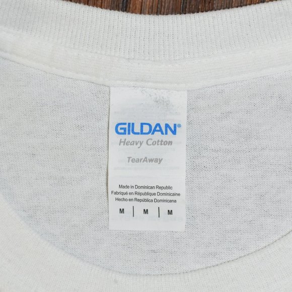 Men's Gorilla Biscuits Hardcore Band "Time Flies" White Short Sleeve T-Shirt - Picture 3 of 4